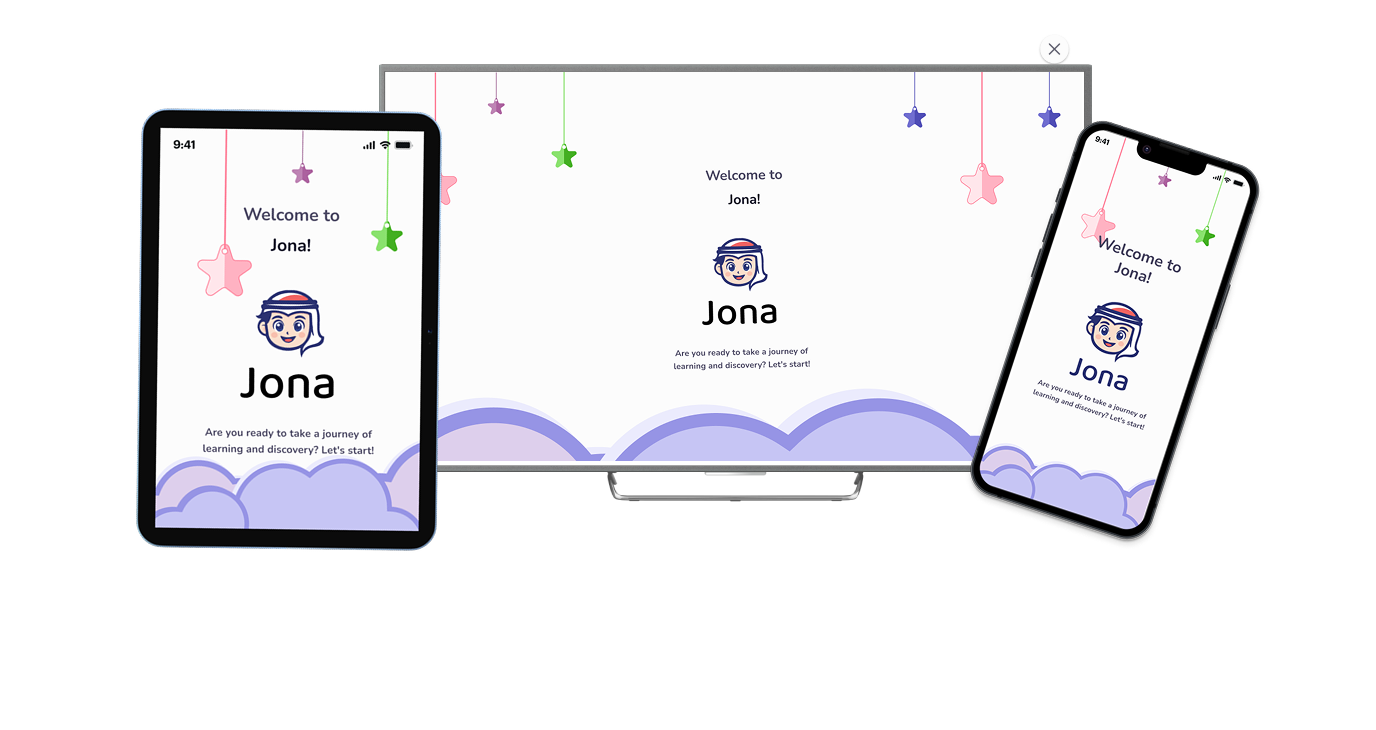 نظرة عامة على لوحة تحكم  JonaKids